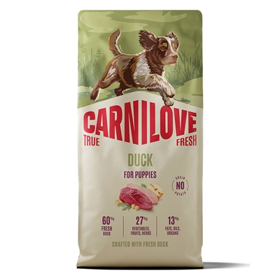 Carnilove True Fresh Pyppy Duck Hvalpefoder med And 12 Kg